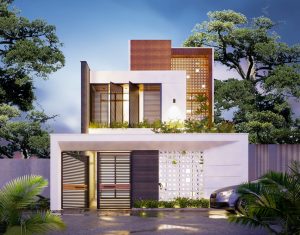 Thiết kế thi công nhà phố Chị Nhung